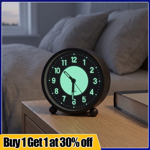 Black silent bedside - silent,