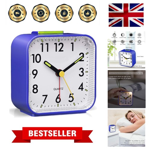 Silent alarm clocks bedside - alarm,