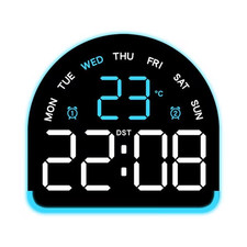 Modern LED Digital Clock Large