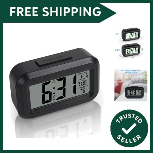 Digital alarm clock bedside - digital,