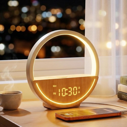 Sunrise alarm clock bedside - clock,