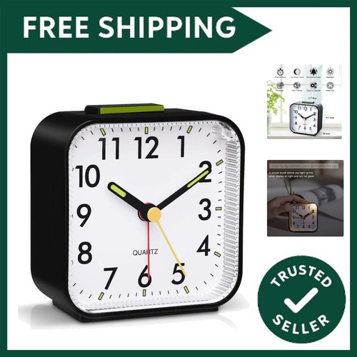 Silent alarm clocks bedside - silent,