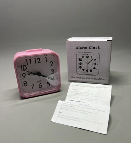 Non ticking silent alarm - silent, clock
