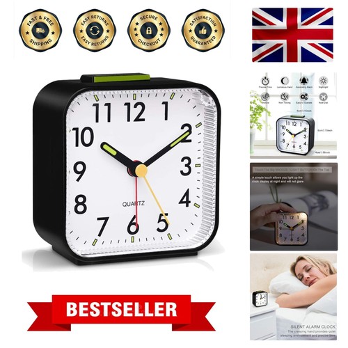 Silent alarm clocks bedside - alarm,