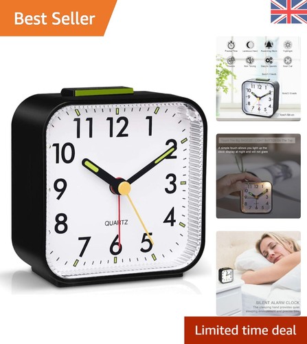 Silent alarm clocks bedside - silent,