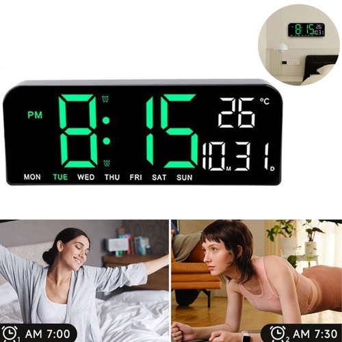 Led digital alarm clock usb - led,
