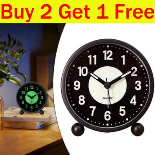 Battery alarm clock - battery, silent