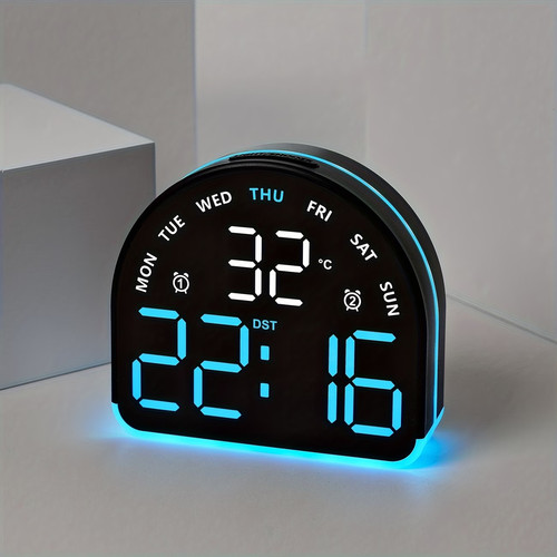 Modern led digital clock - digital,