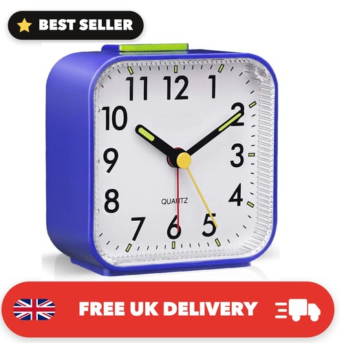 Non ticking bedside - clock, with