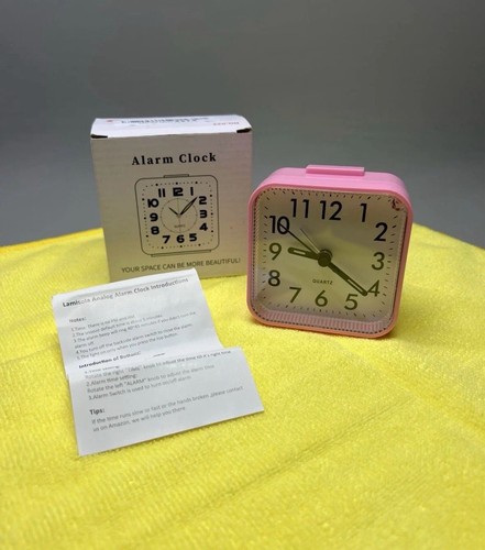 Non ticking silent alarm - ticking, clock