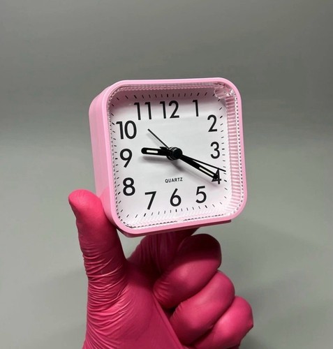 Non ticking silent alarm clock - ticking,