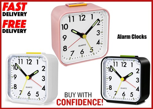 Quartz alarm battery clock - quartz,