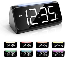 Alarm Clock Bedside with Night