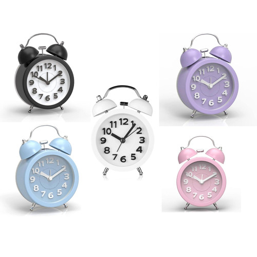 Small bedside clock silent - small,