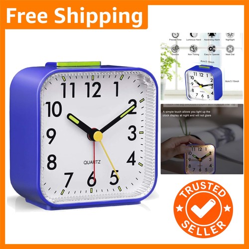 Non ticking bedside clock - clock, with