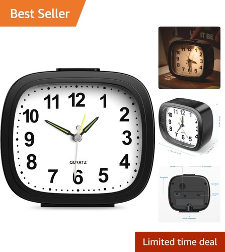 Stylish compact bedside clock - stylish,